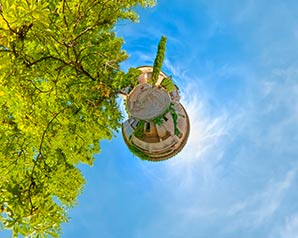 stéréoscopie Château de Stony,Domaine viticulture, photo © Alain Marquina